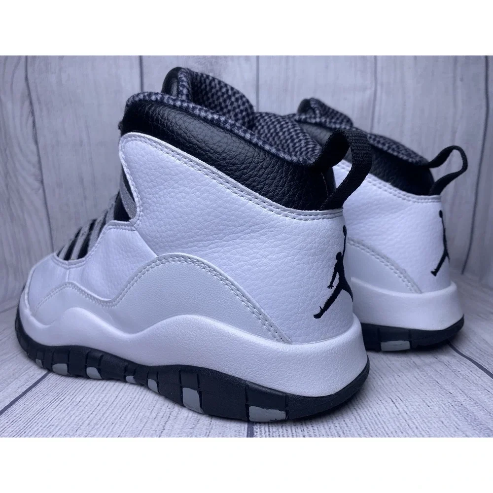 Authentic Men's Size 8 Nike Air Jordan X‎ 10 Retro 2025 Steel HJ6779-104 Worn 1X